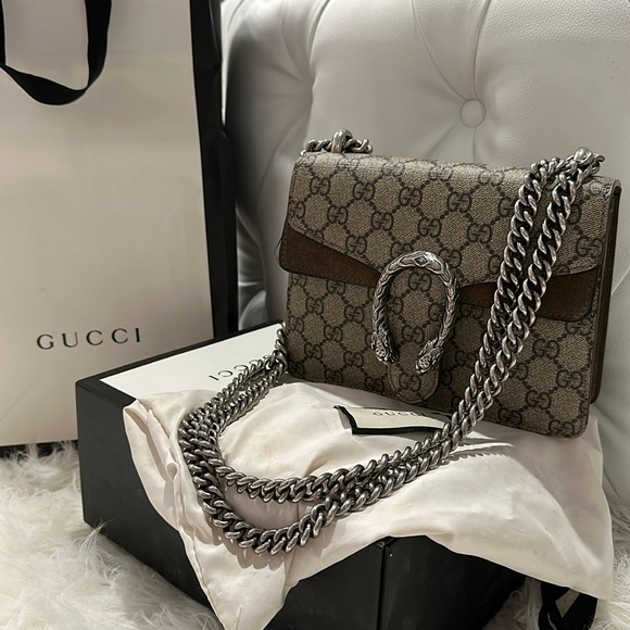 Gucci Handbags - -AUTHENTIC DIONYSUS GG SUPREME MINI BAG Price firm